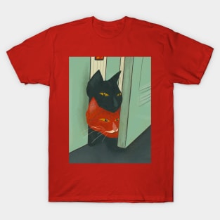 Curious cats T-Shirt